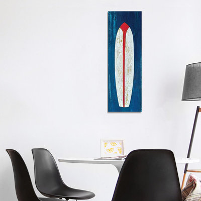 Surfboards by Alicia Dunn - Wrapped Canvas Panoramic Painting