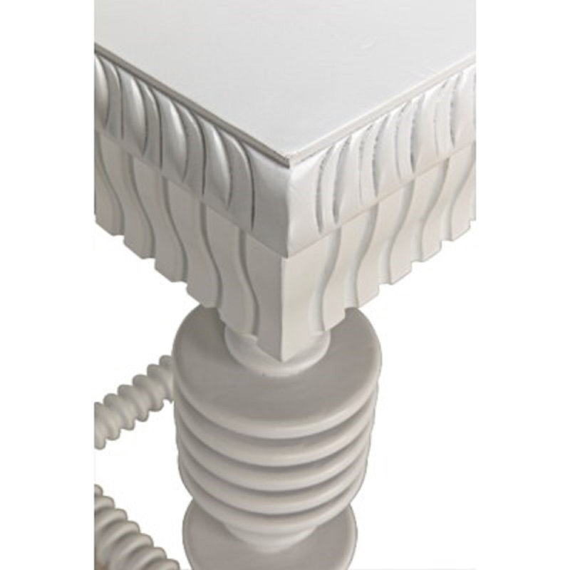 Portuguese Writing Desk, Solid White