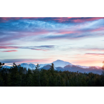 Bogle Winter Sunset - Wrapped Canvas Print