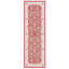 Tapis bourgogne / ivoire en laine crocheté fabriqué à la main à motif oriental Hollander-21274757