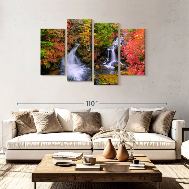 Alvord, automne aux chutes de Ryuzu, H 48 po x l 75 po