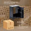 Meuble-lavabo moderne à une porte avec lavabo 20 po Modern-1098084172