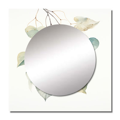 Miroir mural Hinnerike - Leaves
