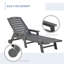 Chaise longue inclinable 65 po