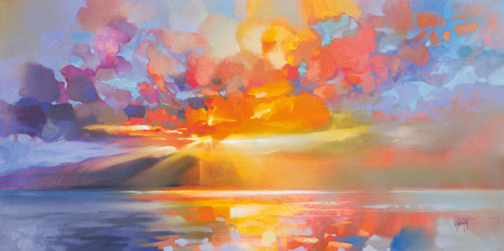 Arran Equinox - No Frame Print on Canvas, Wrapped Canvas, 60cm H x 120cm W