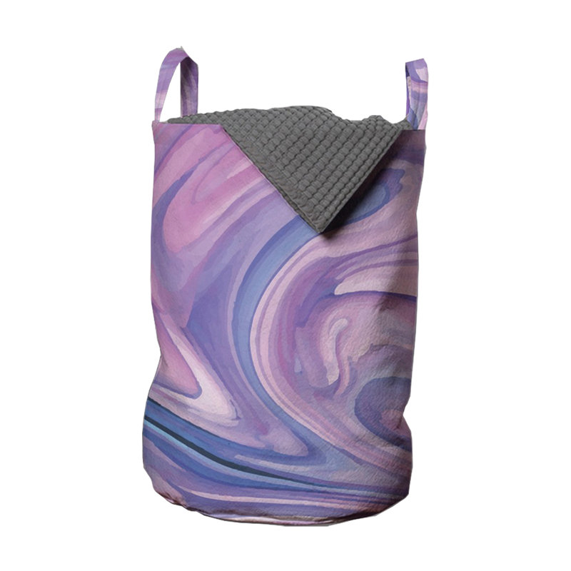 Ambesonne Fabric Laundry Bag with Handles
