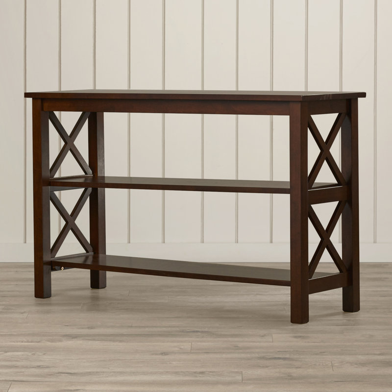  Rossitano 48'' Solid Wood Console Table, Espresso