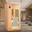 Porte de sauna basse infrarouge lointaine