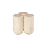 Triflora Side Table, Bleached, Small