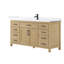 Beckett 66" Freestanding Single Bathroom Vanity with Cultured Marble Top-169071343-237132385-245638950