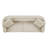 90'' Upholstered Modern Curved Chenille Sofa with Unique Wood Legs-655481433