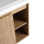 Modern Bathroom Vanity With Double Sink, Wall Mounted, 48" Sink Mounted - Luxurious Design