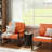 Eritrea Faux Leather Armchair-1637469110