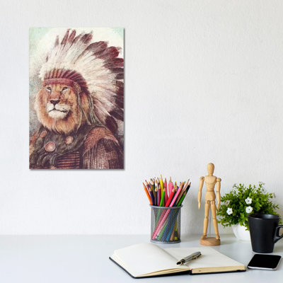Chief 1 Piece Wrapped Canvas Wall Art