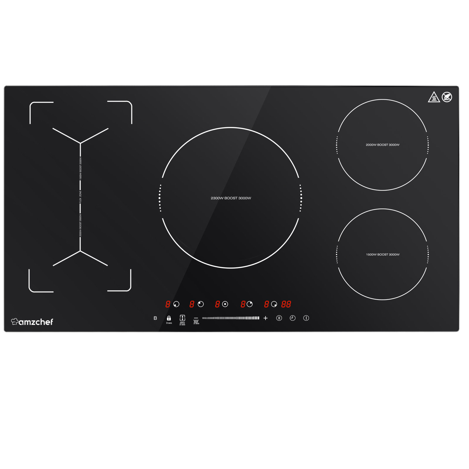 Electric Induction Cooktop,AMZCHEF offers 12