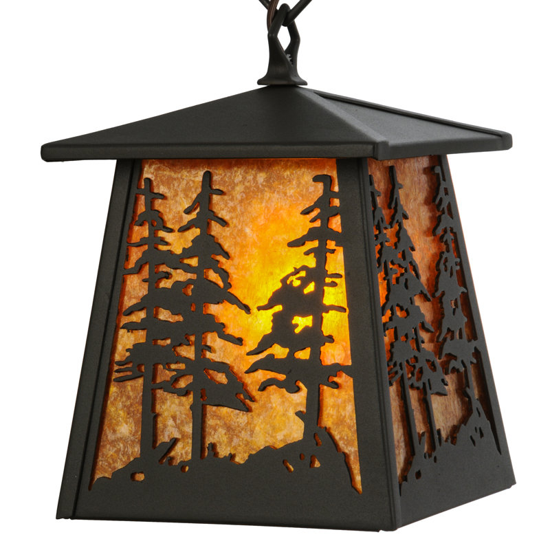Luminaire suspendu géométrique à 1 lumière Tall Pines