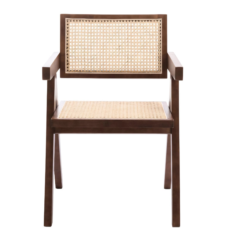 Fauteuils bruns de style Mid-Century moderne, sièges confortables pour la cuisine et le balcon extérieur, chambre à coucher, utilisation