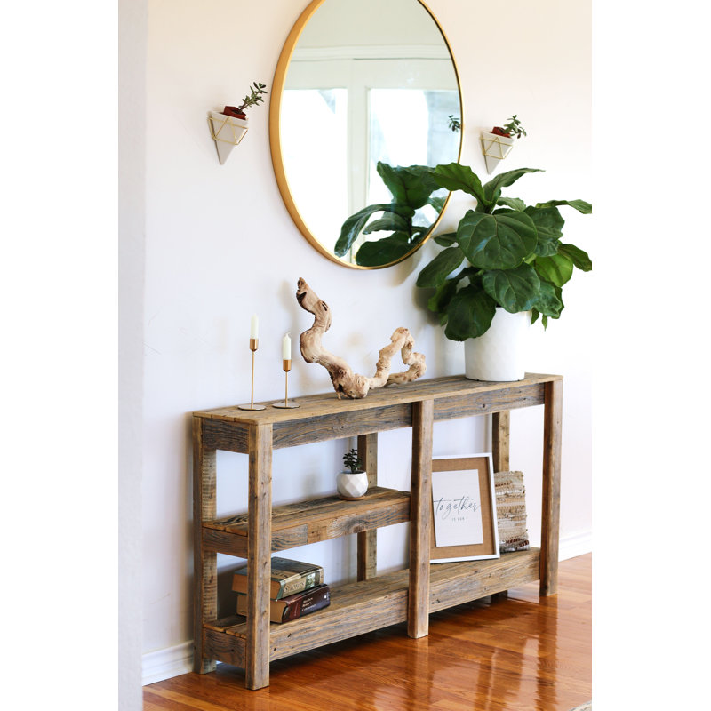 Anavaeh 60'' Solid Wood Console Table