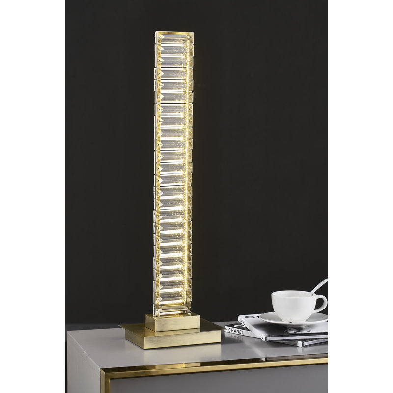 Daucourt Metal Novelty Lamp, Gold