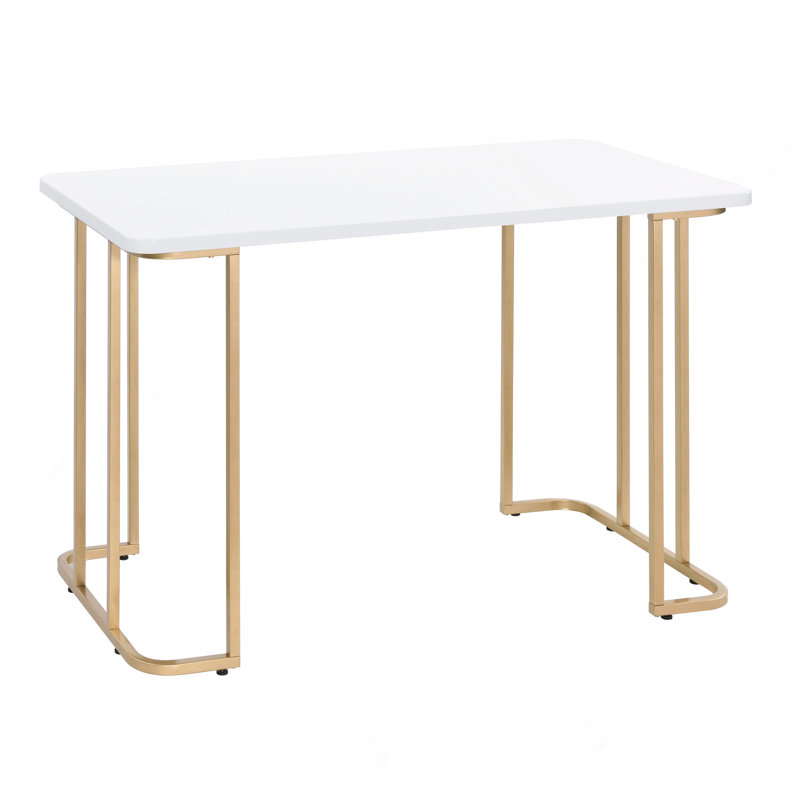 Bureau d'écriture doré