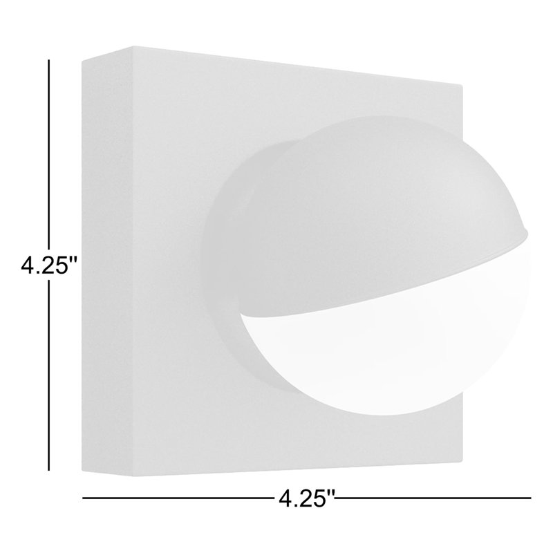 Applique murale encastrée en aluminium Corran