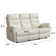 Viradis 72.4" Genuine Leather Zero Clearance Recliner Power Reclining Sofa With USB Port, Modern 3 Seater Recliner Couch