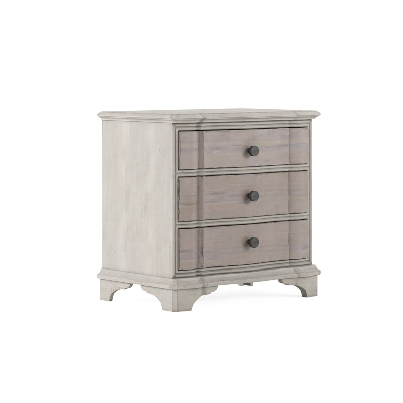 Alcove 3 - Drawer Solid Wood Nightstand