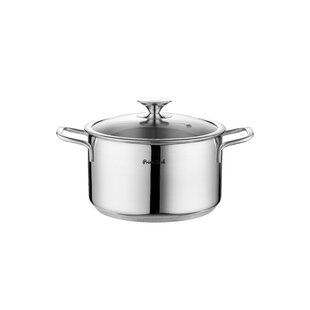 4 Pc Stainless Steel Large Catering Cooking Stock Pot Pans With Handles &  Lids