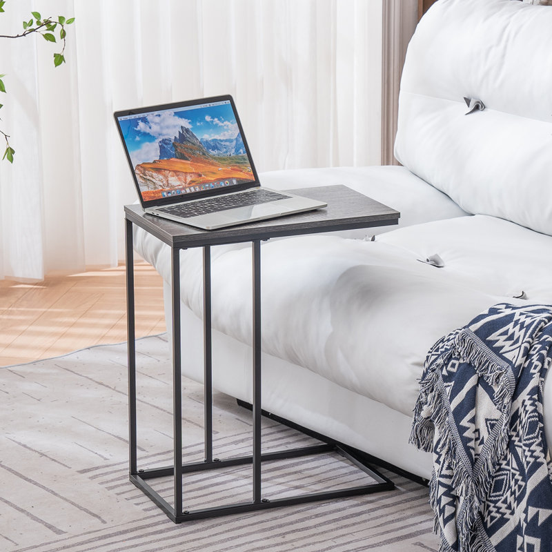 Fontfroide End Table, Grey/Black