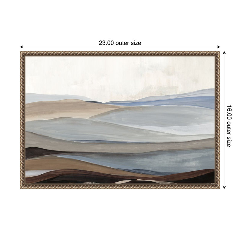 «Natural Landscape», reproduction d'art sur toile encadrée, H 16 po x l 23 po