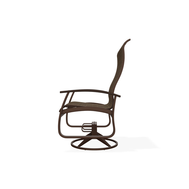 Belle Isle Outdoor Dining Chair, Bark, Kona