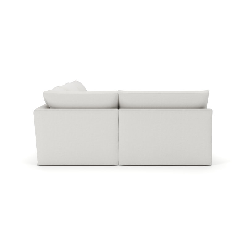 Canapé modulaire 4 pièces Wrenley, Beige Macarena, Orienté à gauche (vu de face)