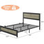 Structure de lit plateforme industrielle avec station de charge, aucun sommier nécessaire-353002392-353002395