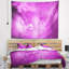Ciel abstrait mauve vif avec étoiles tapisserie-28498164