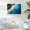 Vue aérienne de plage relaxante VI - Art mural plage