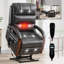 Fauteuil inclinable électrique gris Powerair