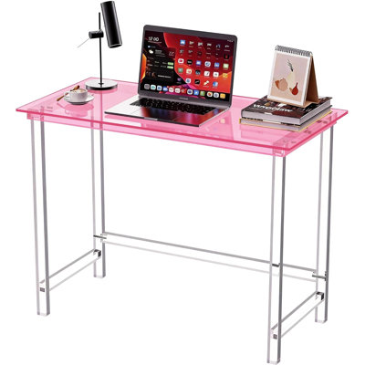 Clear Acrylic Desk, Home Computer Desk, Acrylic Table