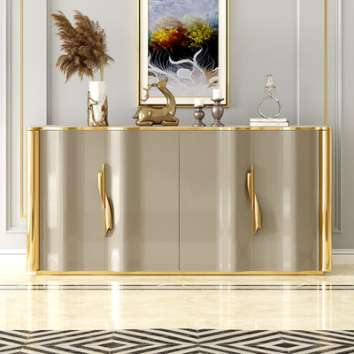 Modern Luxury-Inspired Entry Cabinet