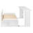 Full Size Daybed With Removable Desk, Storage Drawers & Hydraulic Side Table-956992480-956992481