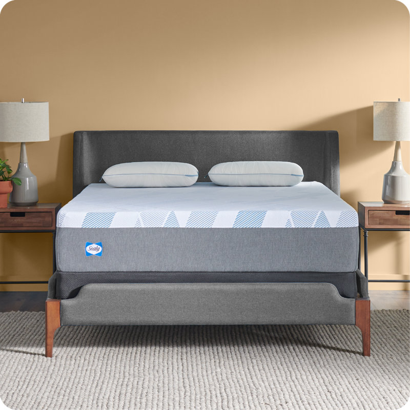 Sealy Dreamlife 12" Gray Gel Memory Foam Queen Mattress