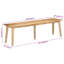 Hoople Solid Wood Bench