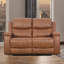 Causeuse inclinable manuelle en similicuir de 61 po Emony-94552452