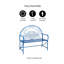Banc de jardin en métal Crab
