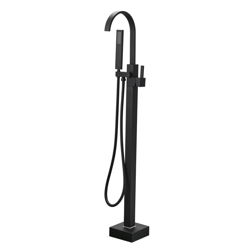 -degree Swivel Brass Freestanding Shower Faucet For Luxurious Bath