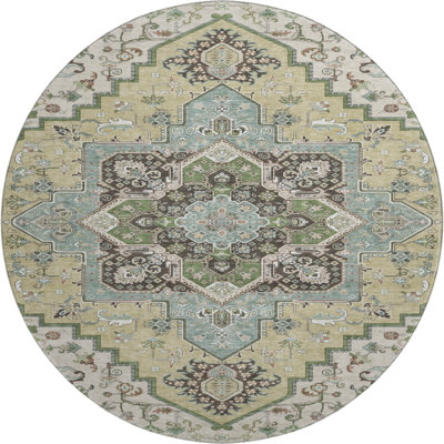 Premium Machine Washable Cossette AMF1036 Oriental Rug