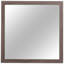Grand lit de 4 pièces - Lit plateforme avec rangement, table de chevet, commode, chêne miroir, lit design, finition chêne, quincaillerie bronze mat