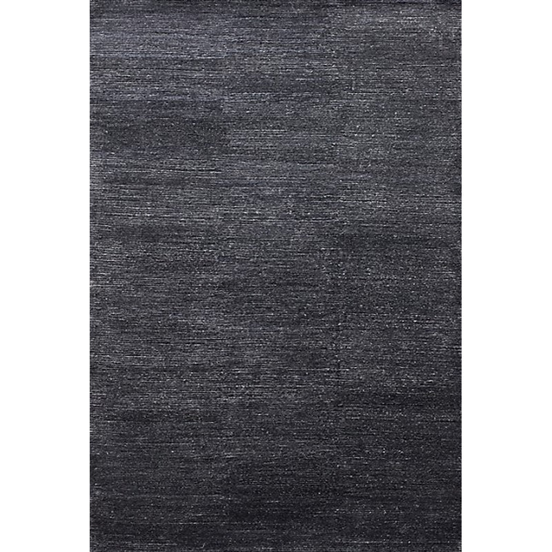 Tapis noir cuivre à motif abstrait, Rectangle 8 pi x 10 pi