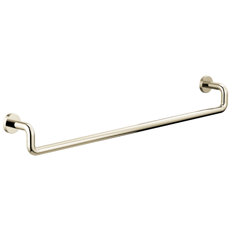 Litze® 30" Wall Mounted Towel Bar, Polished Nickel