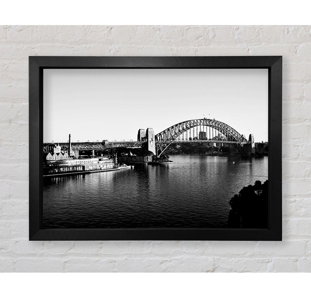 Sydney Harbour Bridge B N W - Druck