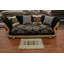 Vegetable Dye Brown Oushak Turkish Accent Rug 2x3